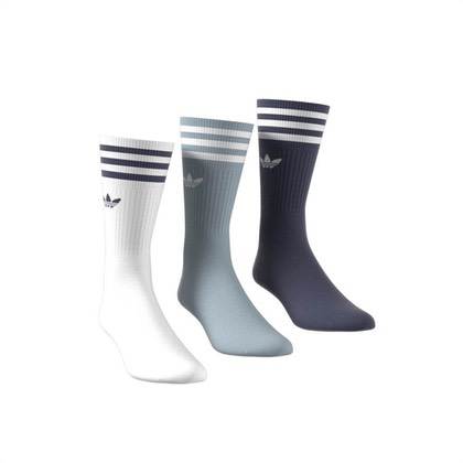 Adidas strømper 3-pak - hvid/lyseblå/mørkeblå